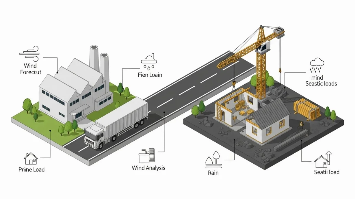 Kiểm định tiêu chuẩn thiết kế nhà tiền chế chịu tải trọng