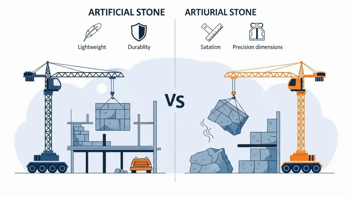 Đá nhân tạo với bề mặt đồng nhất và màu sắc bền đẹp theo thời gian