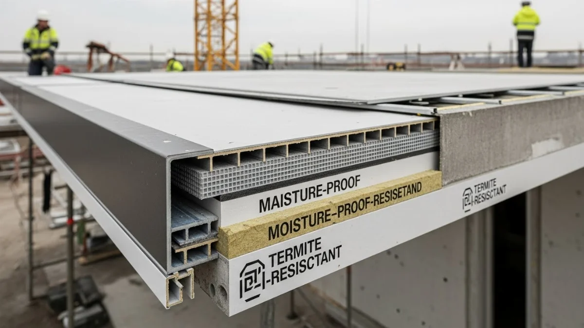 Vật liệu chống ẩm cho tường và sàn nhà giúp bảo vệ công trình bền vững.