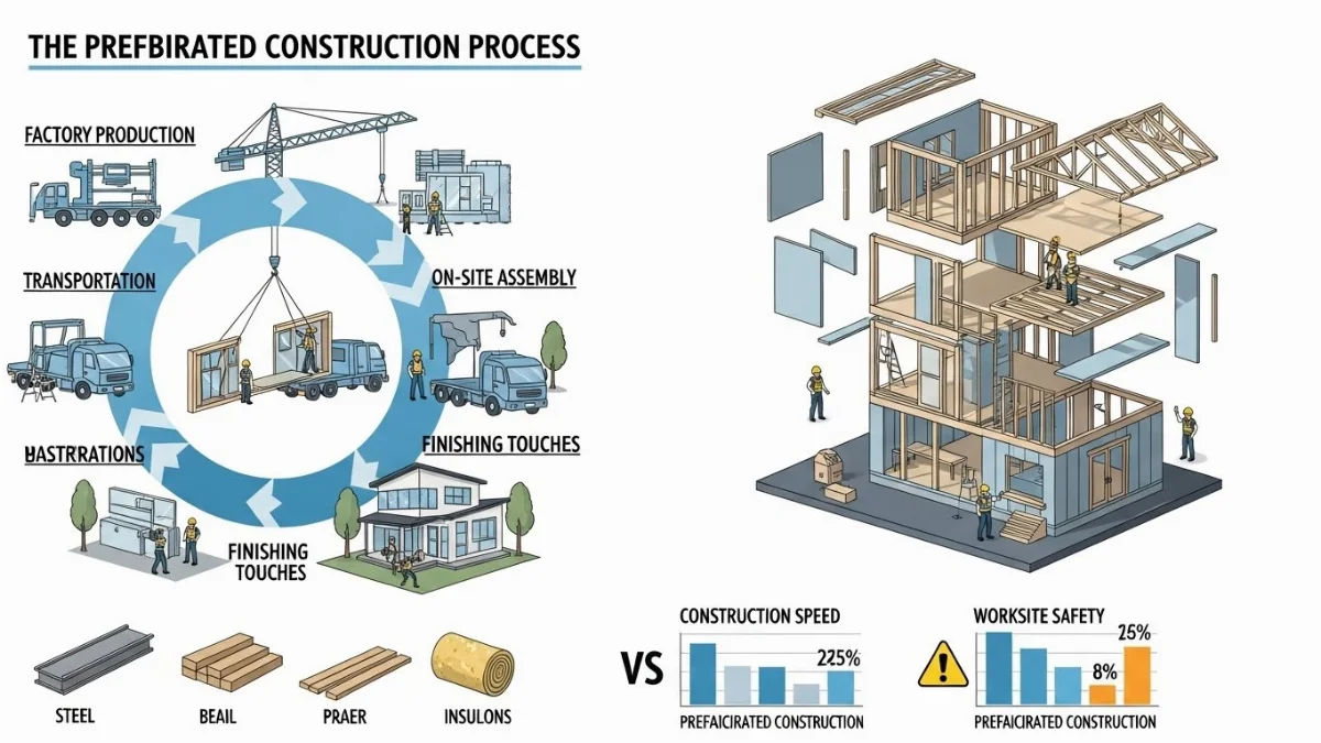 Nội thất nhà tiền chế hiện đại, tiện nghi và ấm cúng