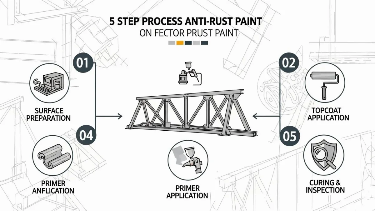 Kiểm tra chất lượng lớp sơn chống rỉ trên kết cấu thép