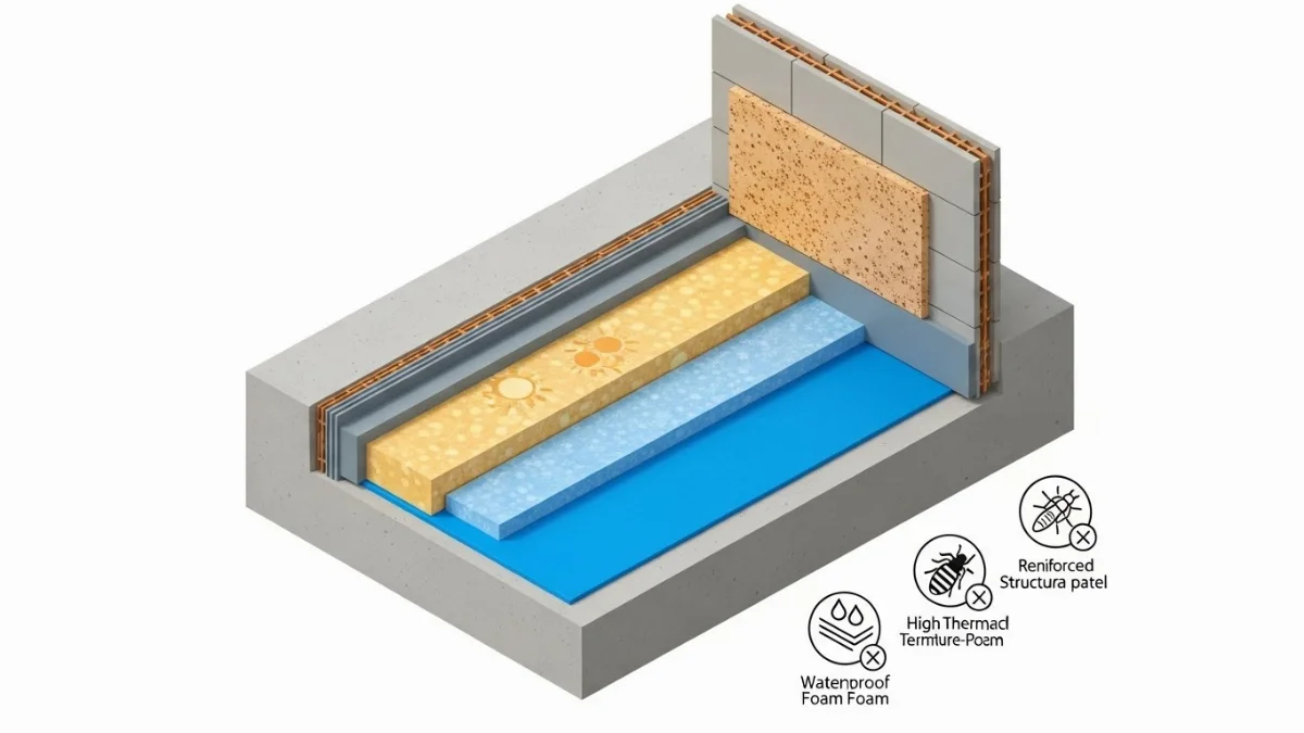 Thi công vật liệu chống nóng, ẩm và mối mọt cần đúng kỹ thuật.