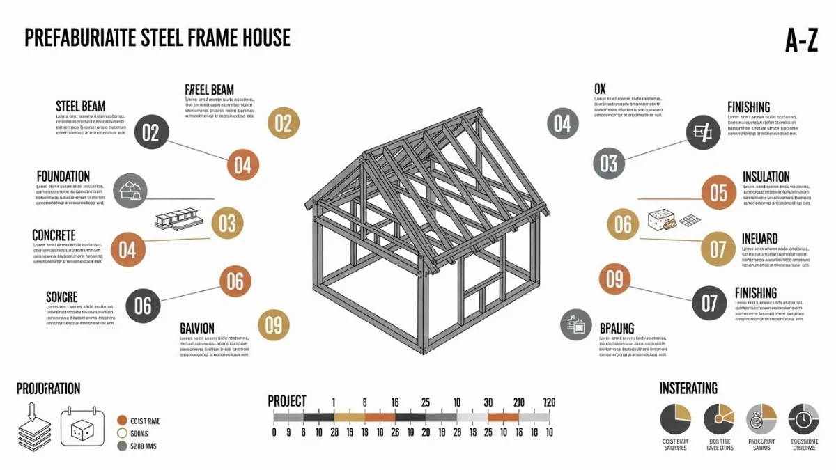 Chi phí vật tư và nhân công lắp dựng kết cấu thép chi tiết