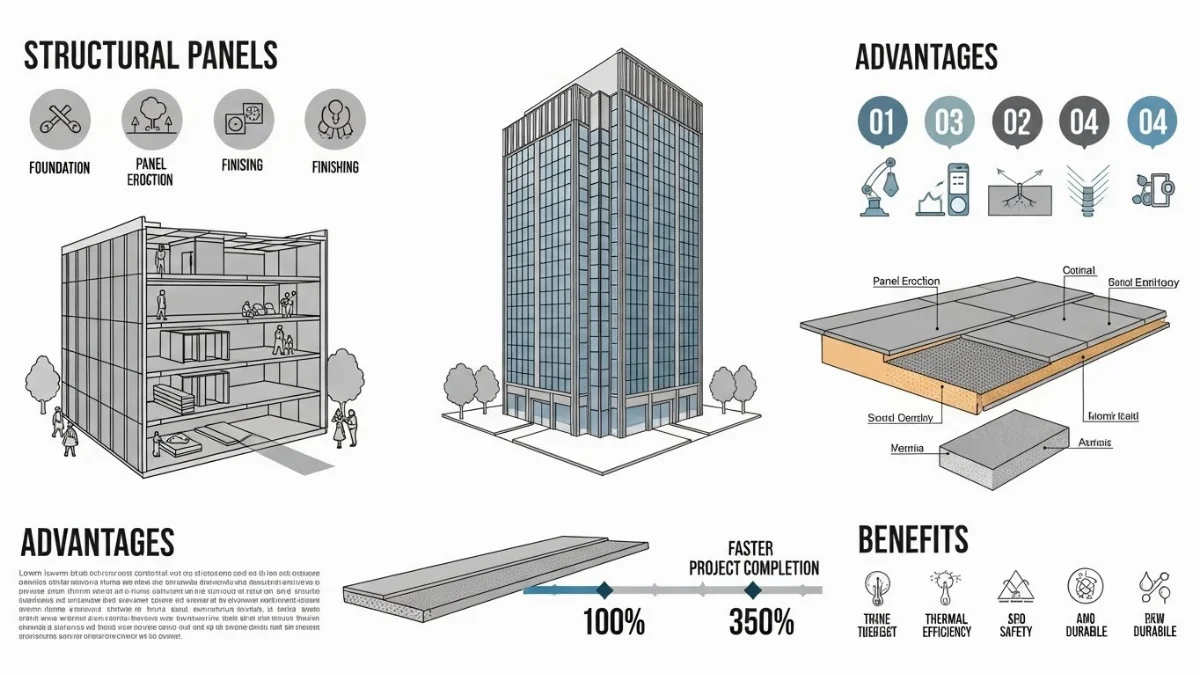 Vách ngăn panel tạo không gian làm việc linh hoạt, hiện đại
