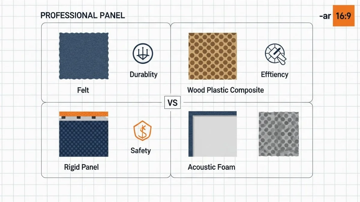Tấm tiêu âm gỗ nhựa vân gỗ hiện đại, bền đẹp, được sử dụng trong nội thất văn phòng