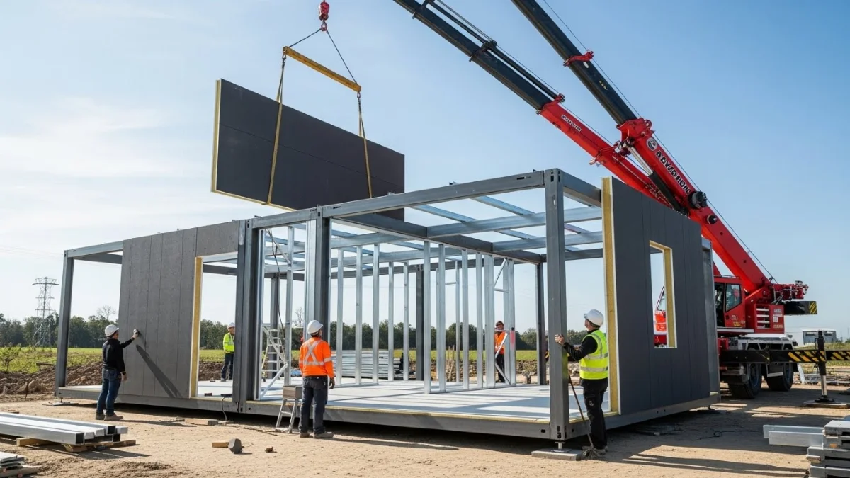 Mẫu nhà lắp ghép mini đẹp hiện đại tiện nghi cho không gian nhỏ