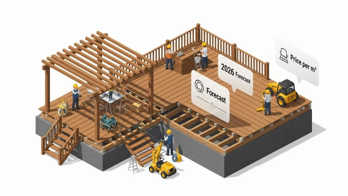 Bảng báo giá gỗ nhựa ngoài trời mới nhất 2026 chi tiết