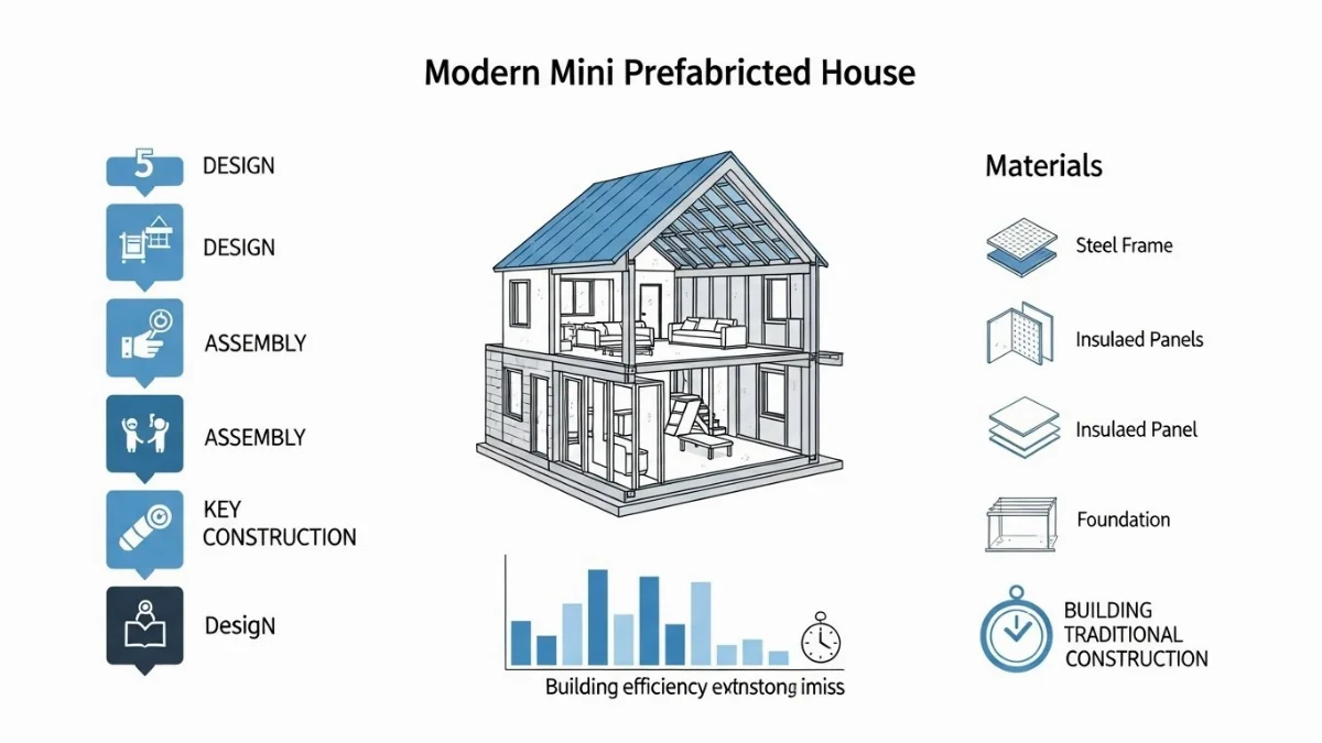 Công trình thi công nhà lắp ghép mini thông minh và chất lượng cao