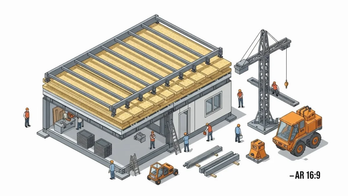 Vách panel cách nhiệt bền bỉ cho các công trình nhà xưởng