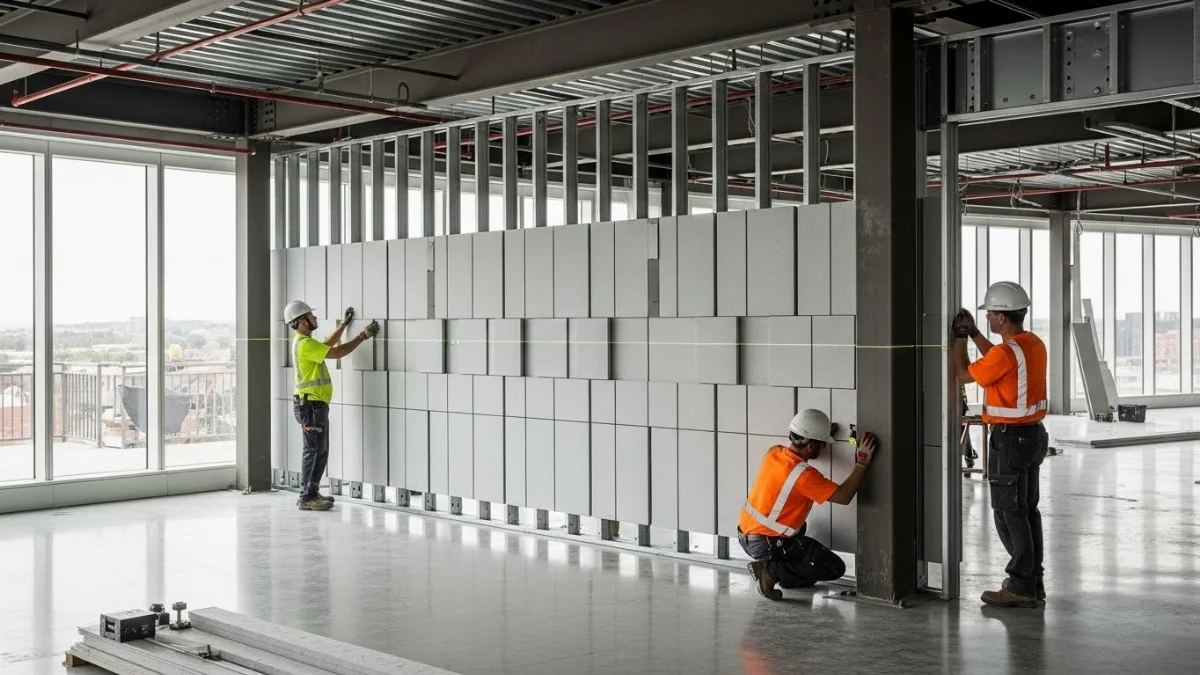 Tường xanh giúp văn phòng trở nên tươi mát và gần gũi thiên nhiên.