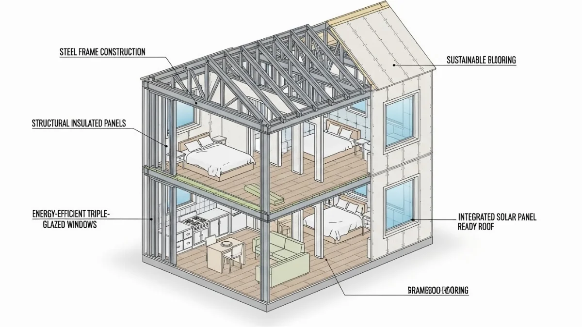 Bảng giá nhà tiền chế chi tiết với các hạng mục xây dựng