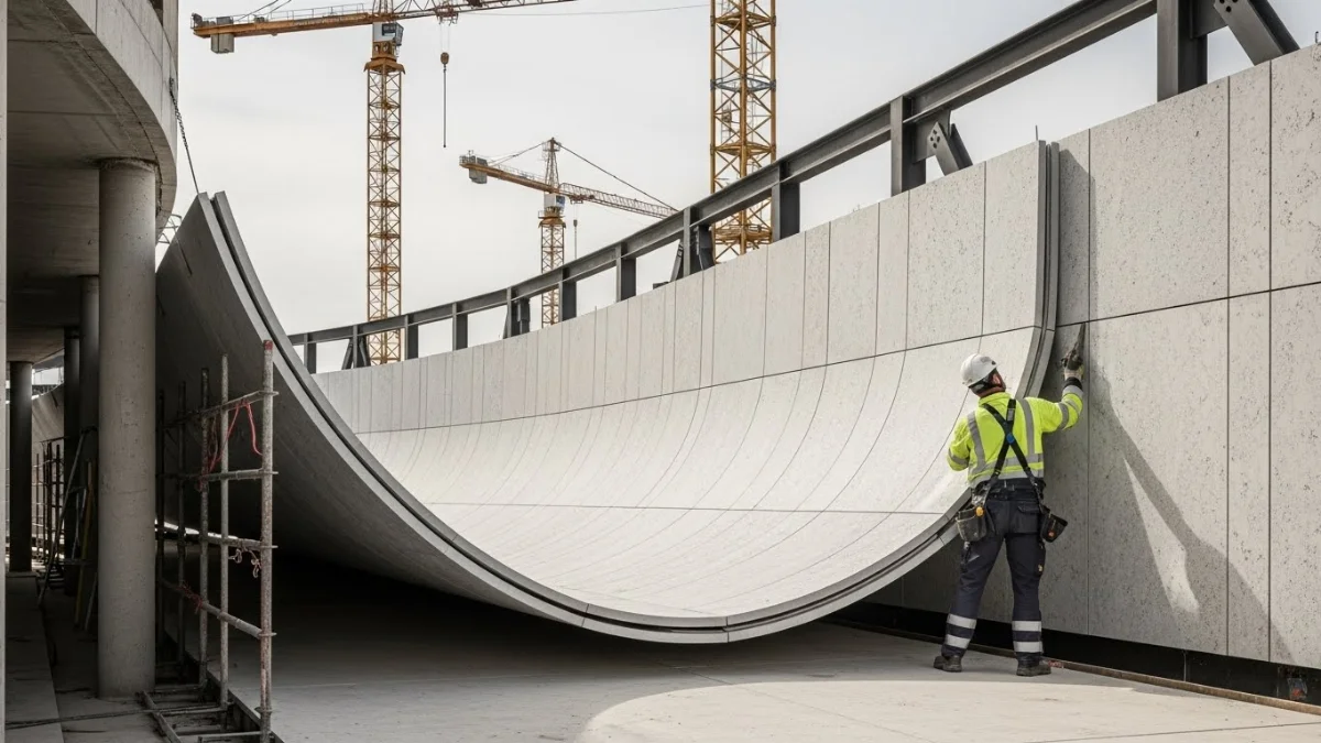 Tấm đá mềm linh hoạt dễ dàng uốn cong cho mọi công trình