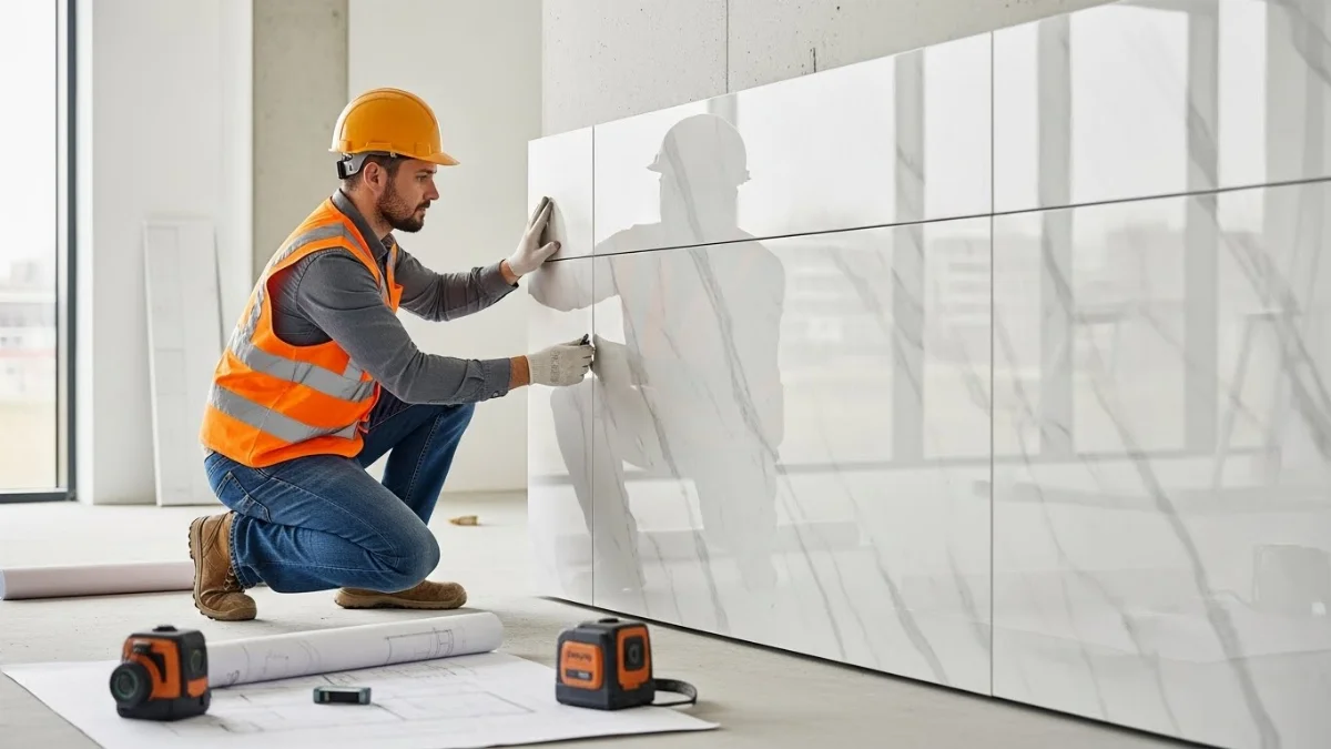 Tấm PVC giả đá mang đến vẻ đẹp sang trọng, đẳng cấp