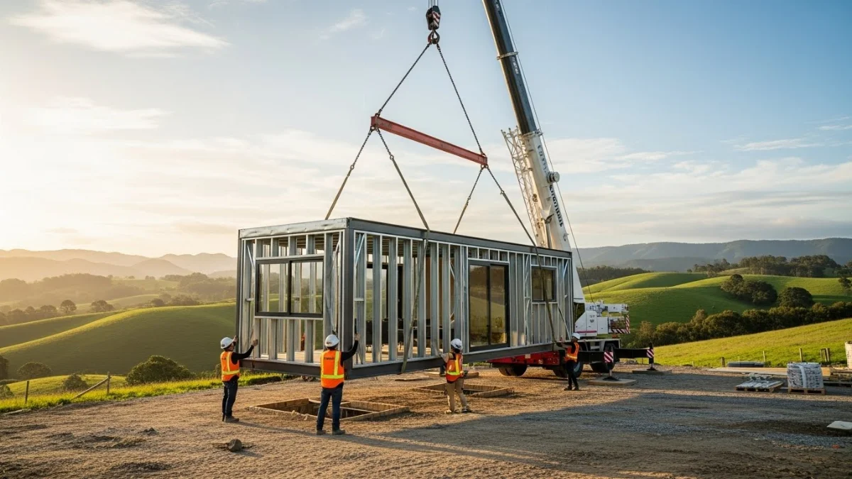 Mẫu nhà lắp ghép homestay hiện đại giữa thiên nhiên trong lành