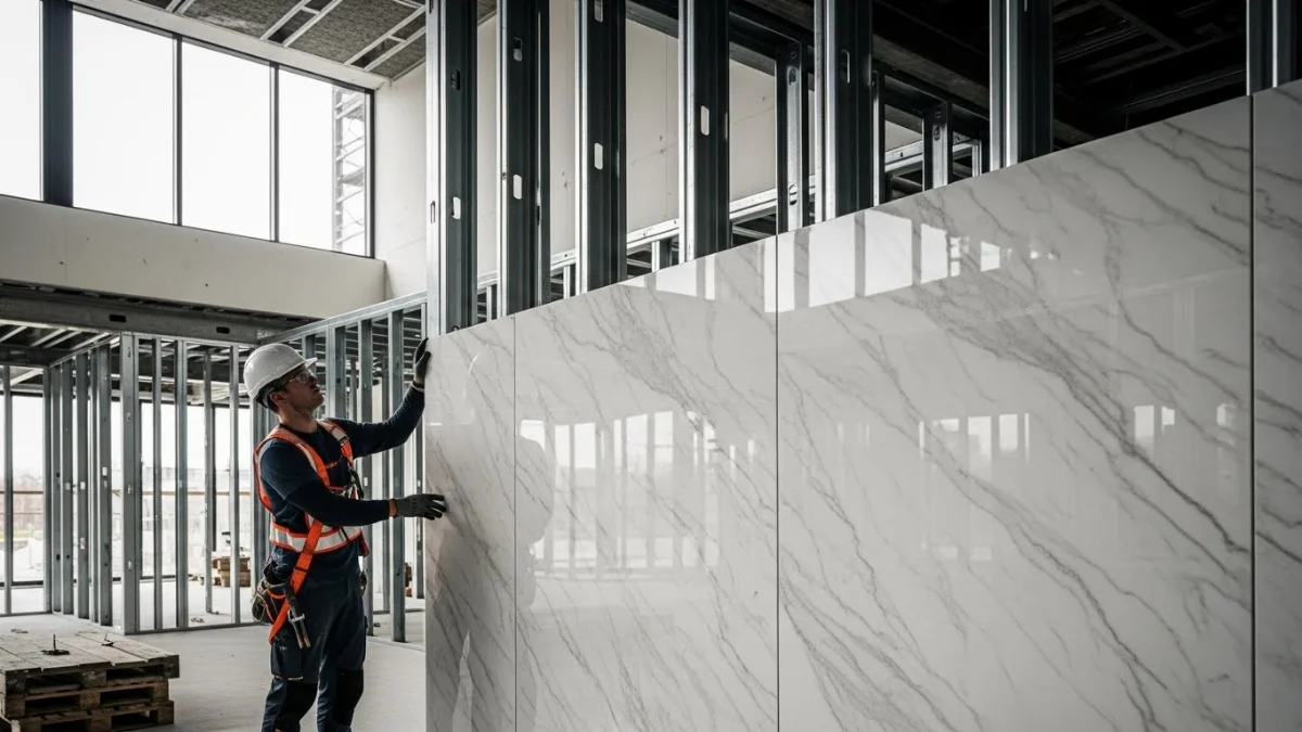 Tấm nano ốp tường vân gỗ mang vẻ đẹp tự nhiên ấm cúng