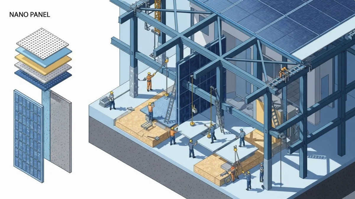 Hoàn thiện ốp tấm nano và lắp đặt phào chỉ trang trí đẹp mắt