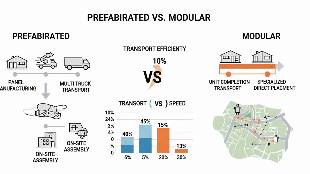 Phân tích ứng dụng đa dạng của nhà tiền chế và nhà lắp ghép