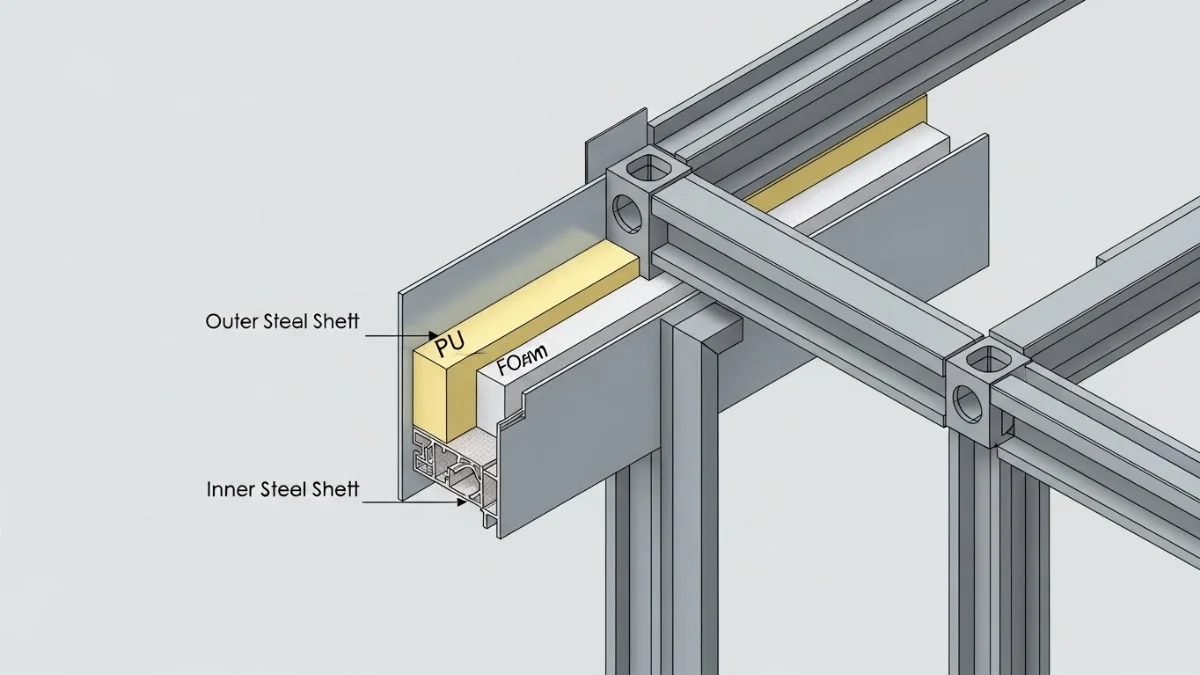 Hình ảnh công trình nhà lắp ghép đang được thi công với tấm panel cách nhiệt hiệu quả