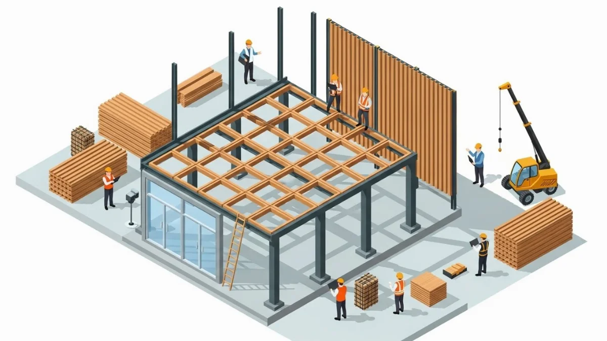 Ốp lam sóng gỗ nhựa cho không gian phòng khách thêm ấm cúng