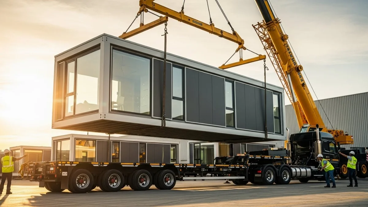 Hình ảnh minh họa các bước thiết kế nhà tiền chế cơ bản