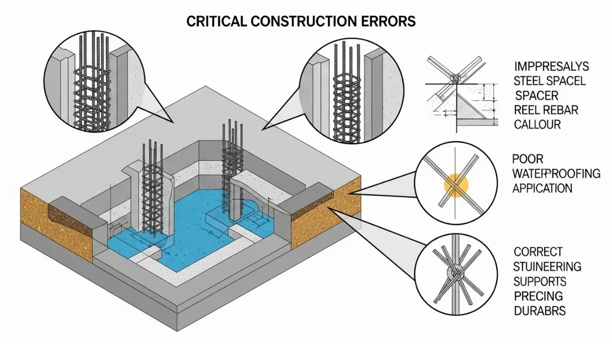 Công nhân xây dựng làm việc không an toàn