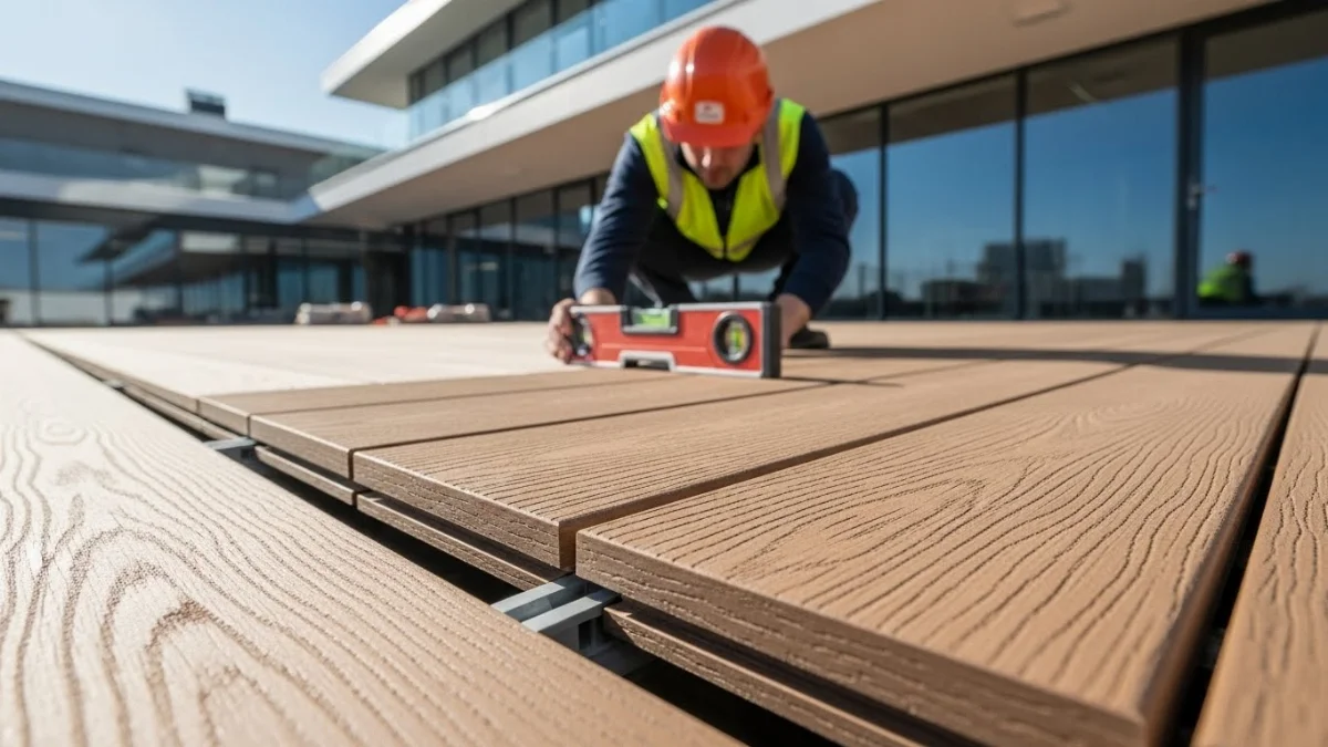 Gỗ nhựa ngoài trời bền bỉ trong điều kiện nắng mưa khắc nghiệt