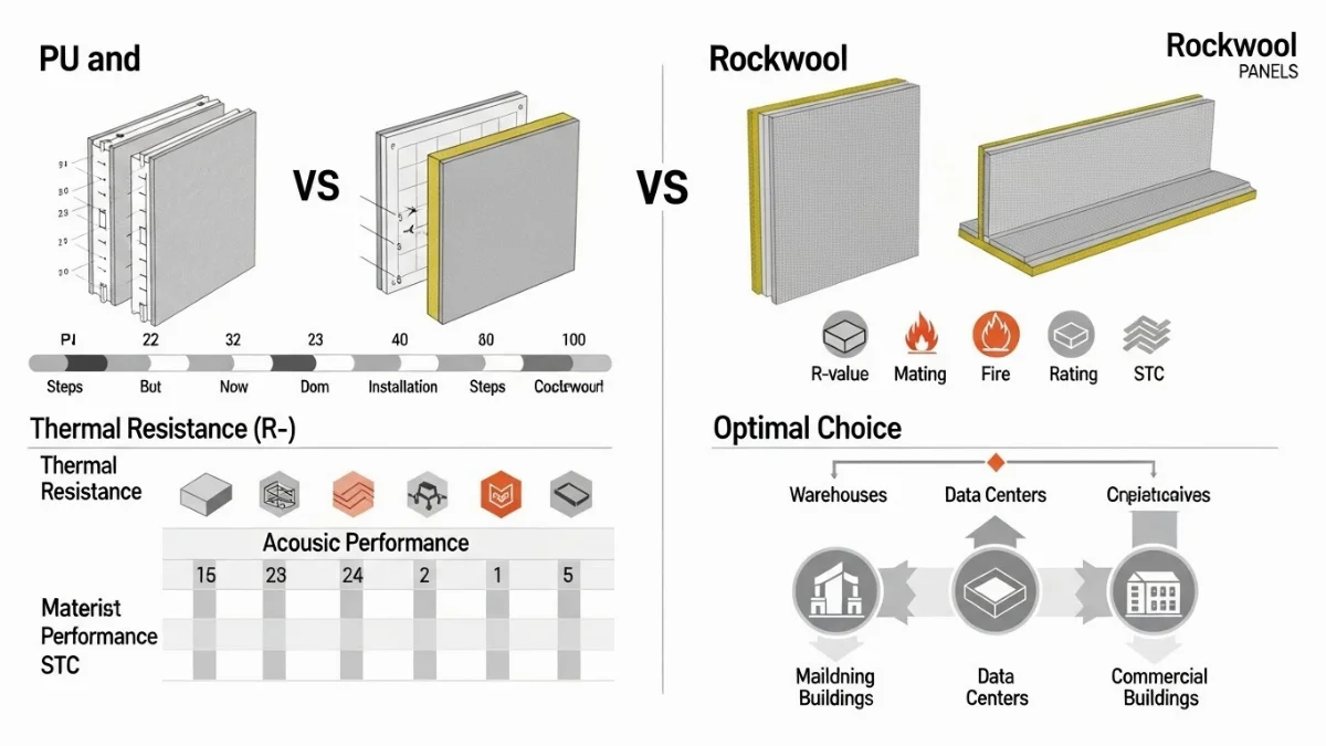 Công trình sử dụng panel Rockwool cho khả năng chống cháy vượt trội