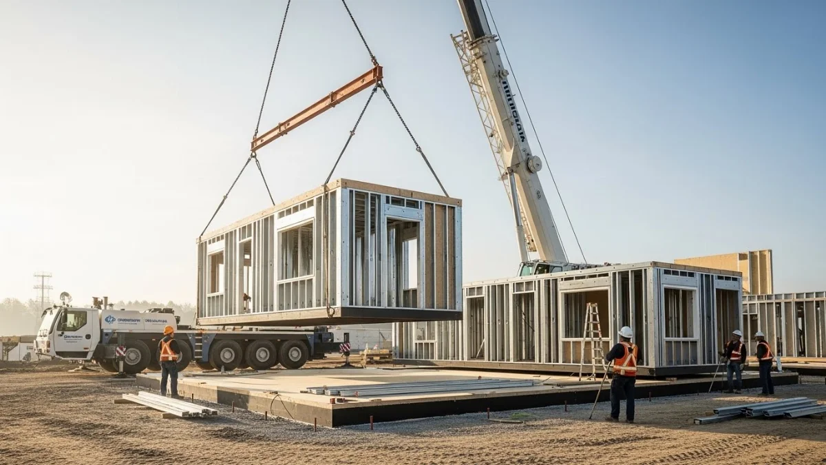 Cấu trúc cơ bản của một ngôi nhà lắp ghép hiện đại