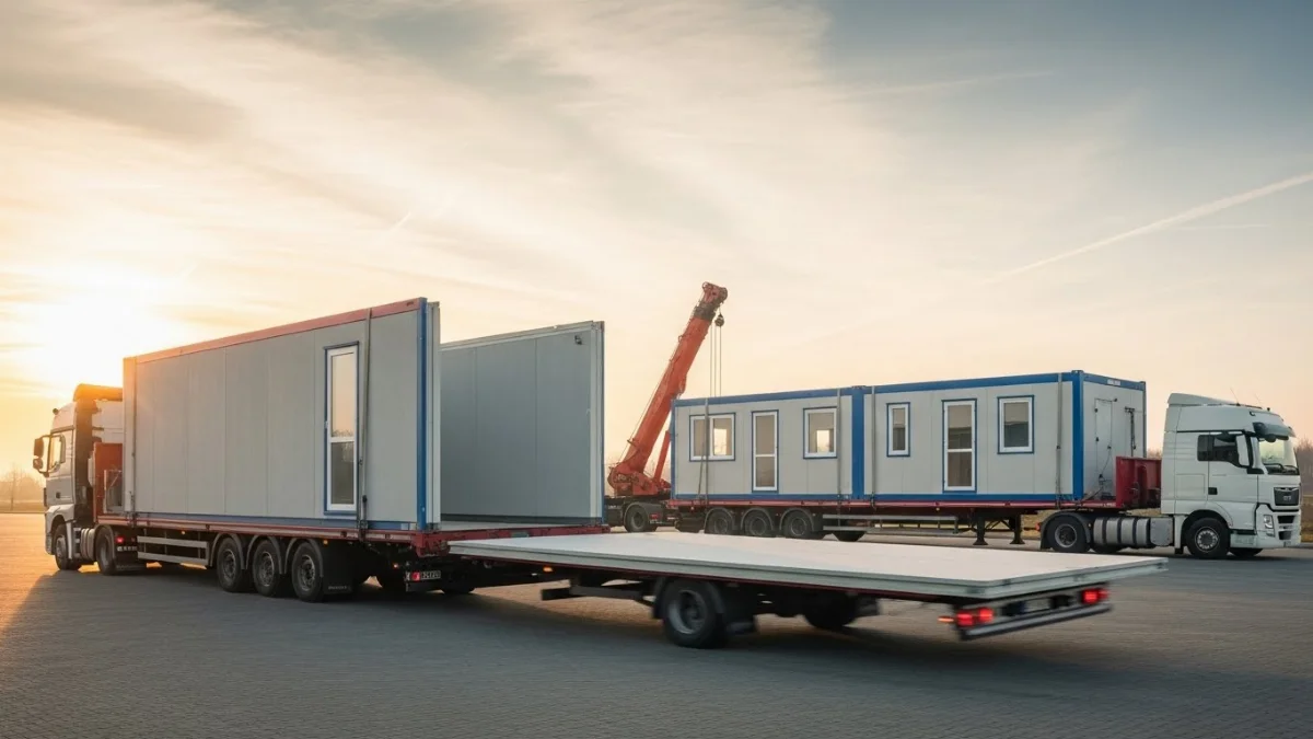 Hình ảnh minh họa cấu trúc nhà tiền chế với khung thép vững chắc