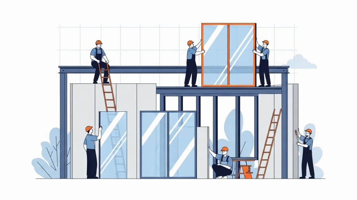 Thi công nội ngoại thất trọn gói với các vật liệu xây dựng cao cấp