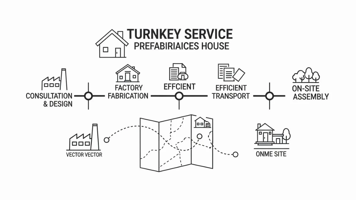 Mẫu nhà tiền chế dân dụng 2 tầng với ban công và cửa kính lớn