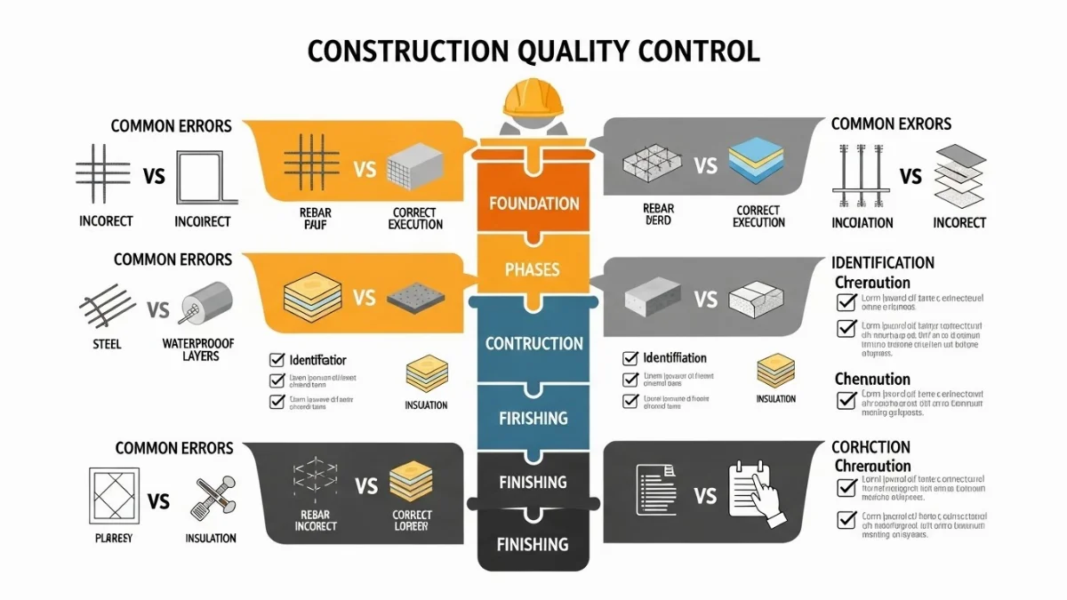 Kiểm tra và sửa chữa công trình có lỗi thi công