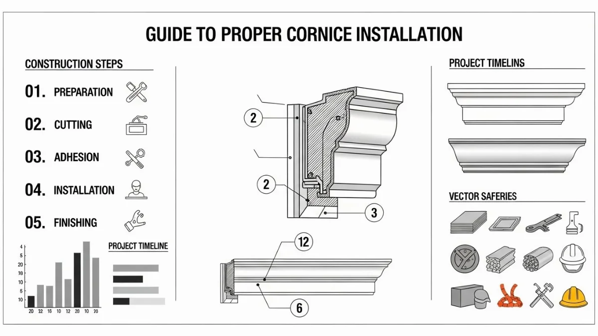 Hoàn thiện phào chỉ mang lại vẻ đẹp sang trọng