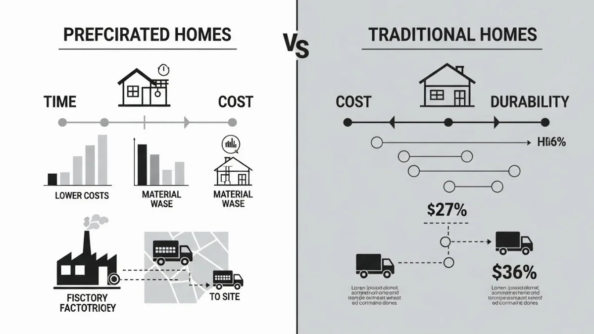 Một gia đình đang vui vẻ trong ngôi nhà truyền thống kiên cố và ấm cúng của họ