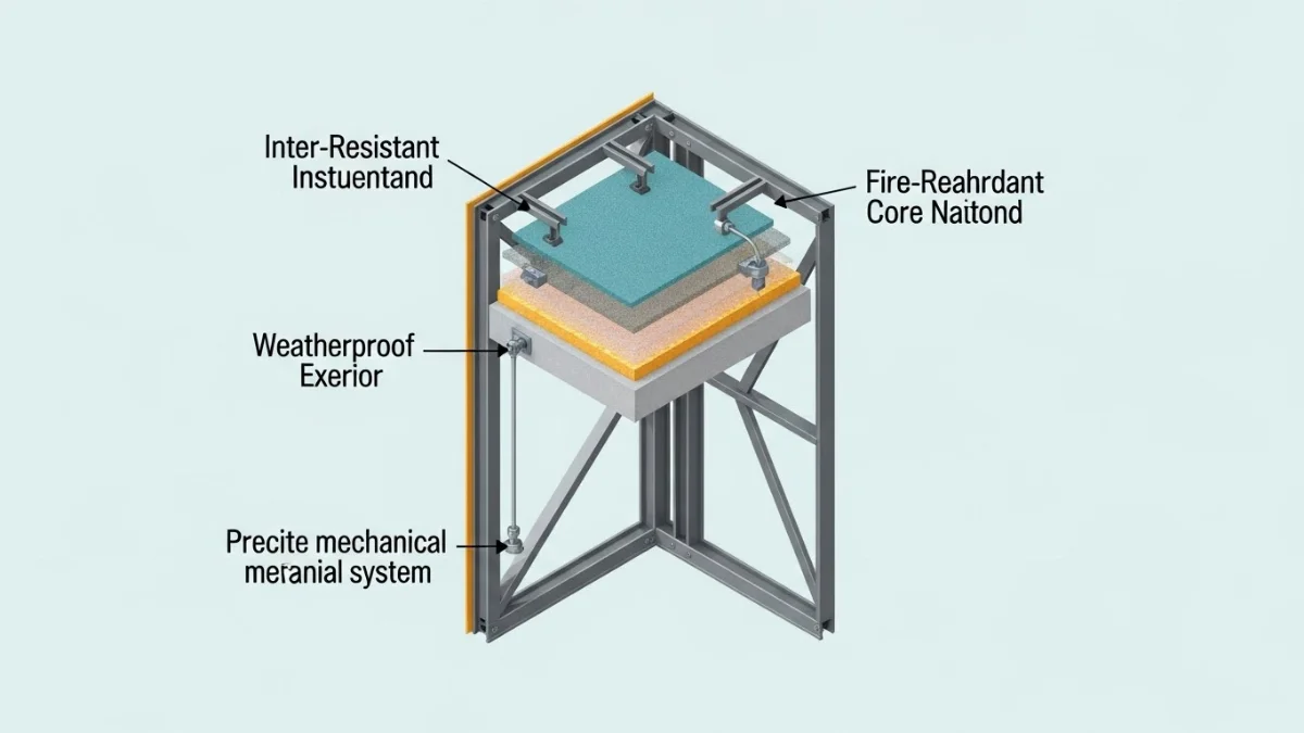 Ứng dụng đa dạng của panel ngoại thất chống cháy trong xây dựng