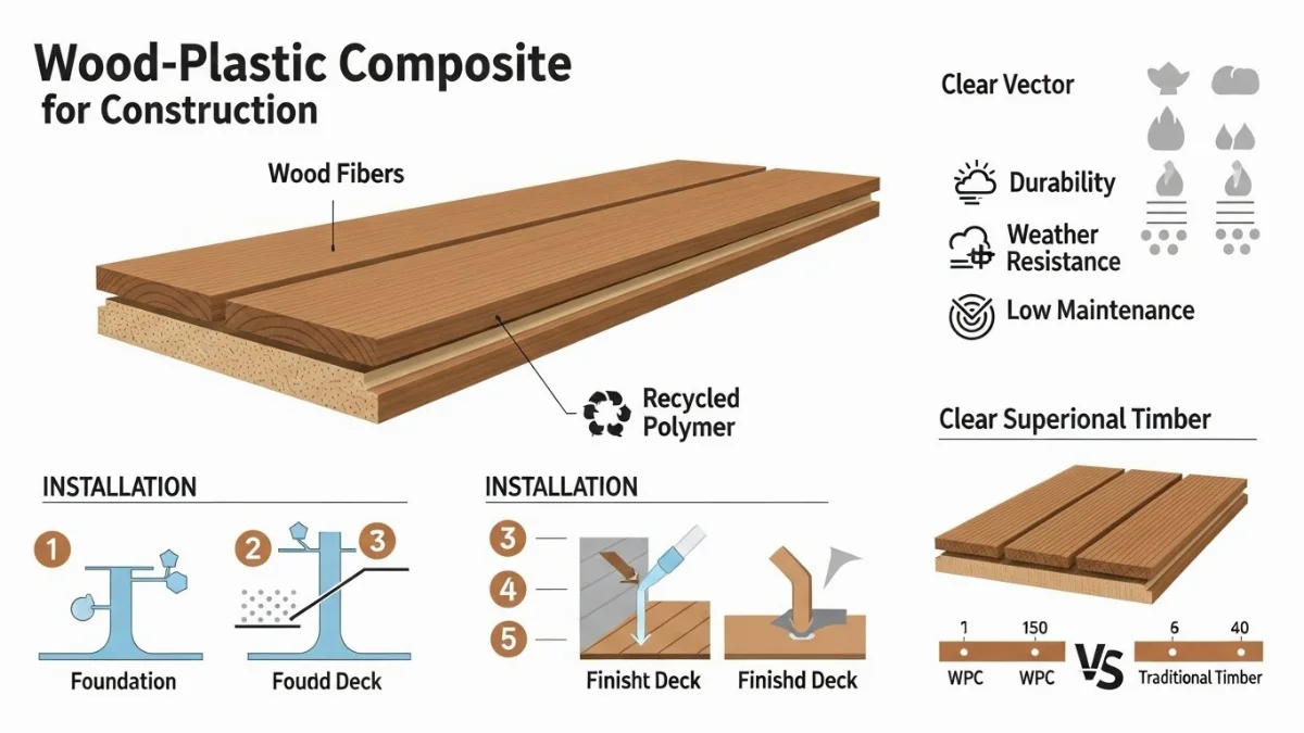lựa chọn sàn gỗ nhựa ngoài trời phù hợp với thiết kế không gian