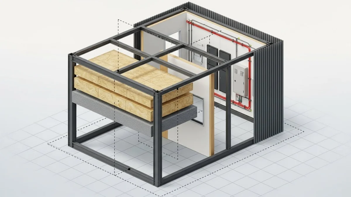 Công trình văn phòng container hiện đại, sáng tạo và thân thiện môi trường