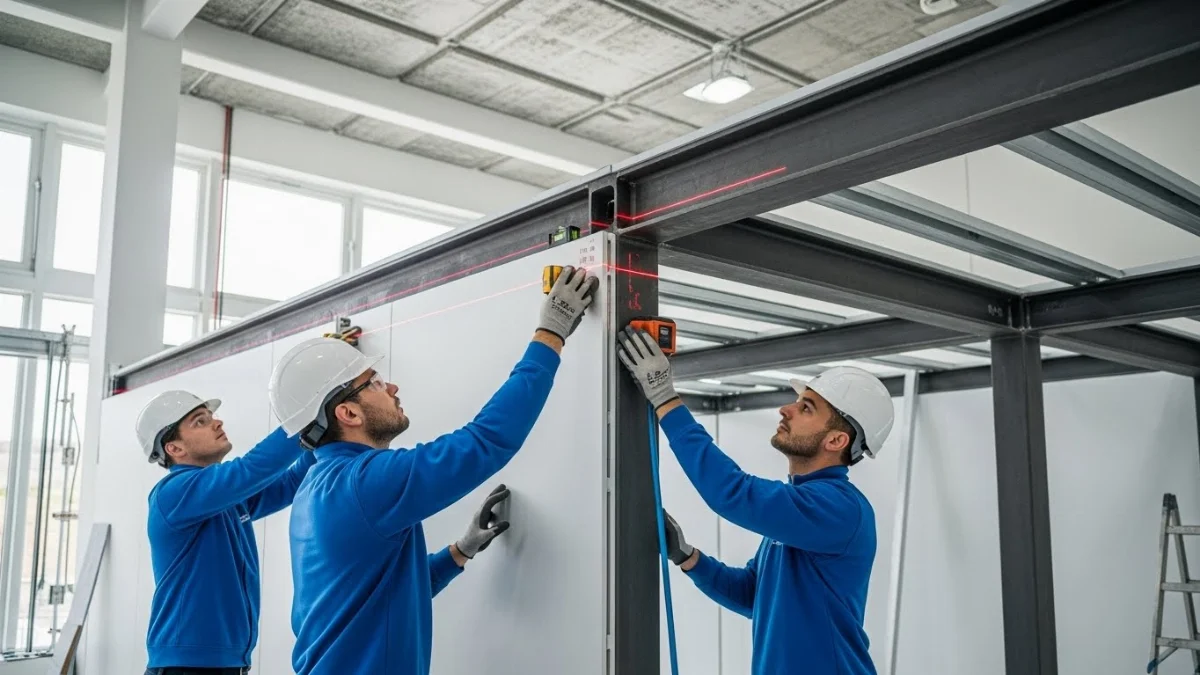 Hình ảnh các tiêu chí chọn vật liệu thi công tường trần vách ngăn