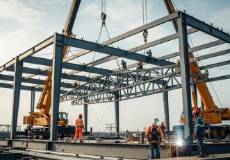 Chi Tiết Quy Trình Gia Công Khung Thép và Lắp Dựng Cột Kèo Chuẩn Kỹ Thuật